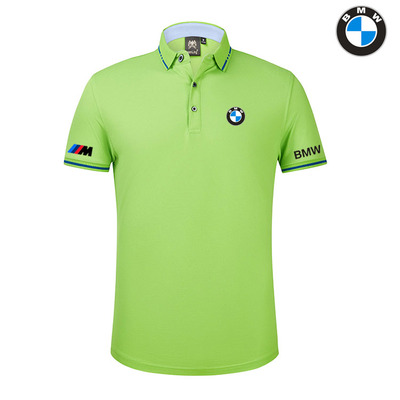 Polo BMW M Power Homme 2022 Coton Col Contrasté LOGO BMW Manche Courte